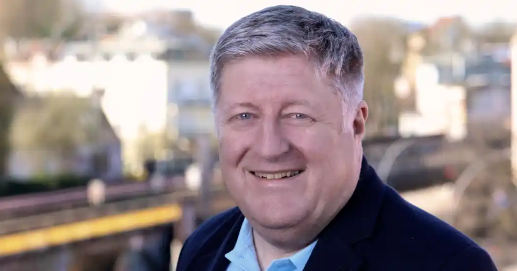 Karsten Strasser, Fraktionsvorsitzender der Linken in der Bezirksversammlung Alton